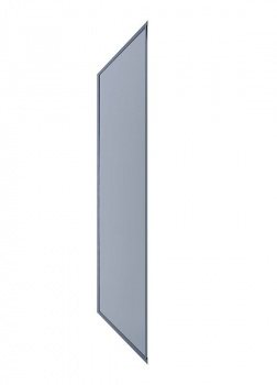 Боковая стенка 1000*2000 для двери AB74B120, стекло 6 мм тонированное, профиль черный