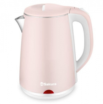 Чайник электрический 2,2л эф.термоса розовый-молочный 1800Вт 