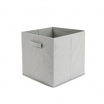 Короб-кубик для хранения "Uno"Д300 Ш300 В300 светло-серый 