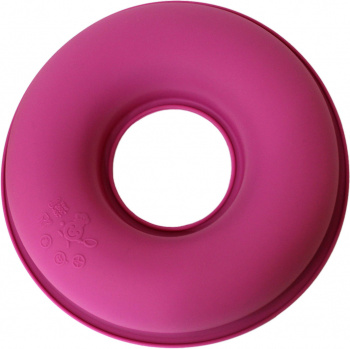 Форма силиконовая для кексов кольцо 25,5х25,5х4см розовый