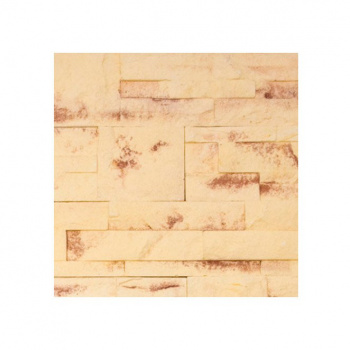 Камень декоративный Кварцит светло- песочный 330/165 x 85 мм.0,5м2 Арт.702 (18 шт)