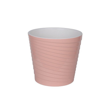 Горшок пластиковый с вкладкой «Эйс», 2,7 л, d=17 см, цвет розовый   
