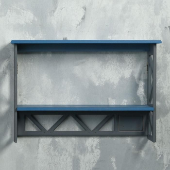 Полка Лофт, 49×14×14 см, синяя