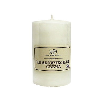 Свеча пеньковая белая 10см 6110501