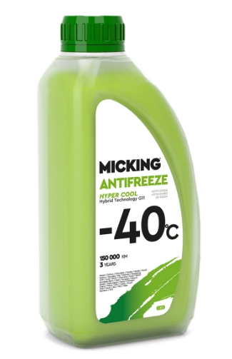 Антифриз зеленый MICKING HYPER COOL Hybrid Technology G11 -40C 1кг