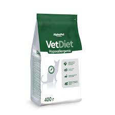 Корм AlphaPet Vet Diet д/кош Hypoallergenic при пищевой аллергии 400г