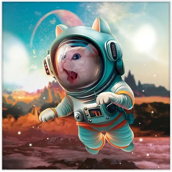 Lm35-14143 Картина Просторы космоса 2 30х30 см.