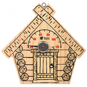 Термометр "Парилочка"  17*16 см для бани и сауны "Банные штучки" 