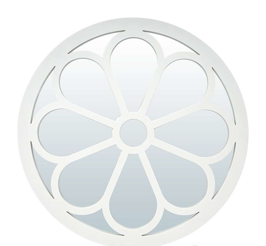 74075 Зеркало декоративное Равенна, белый,  42 см