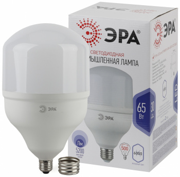 Лампа светодиодная ЭРА POWER  LED T160-65W-6500-E27/E40