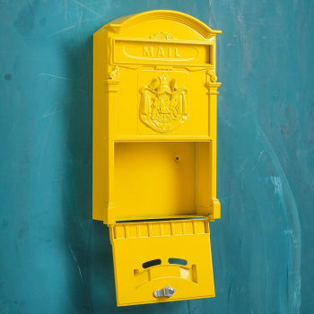 Ящик почтовый №4010, Желтый 