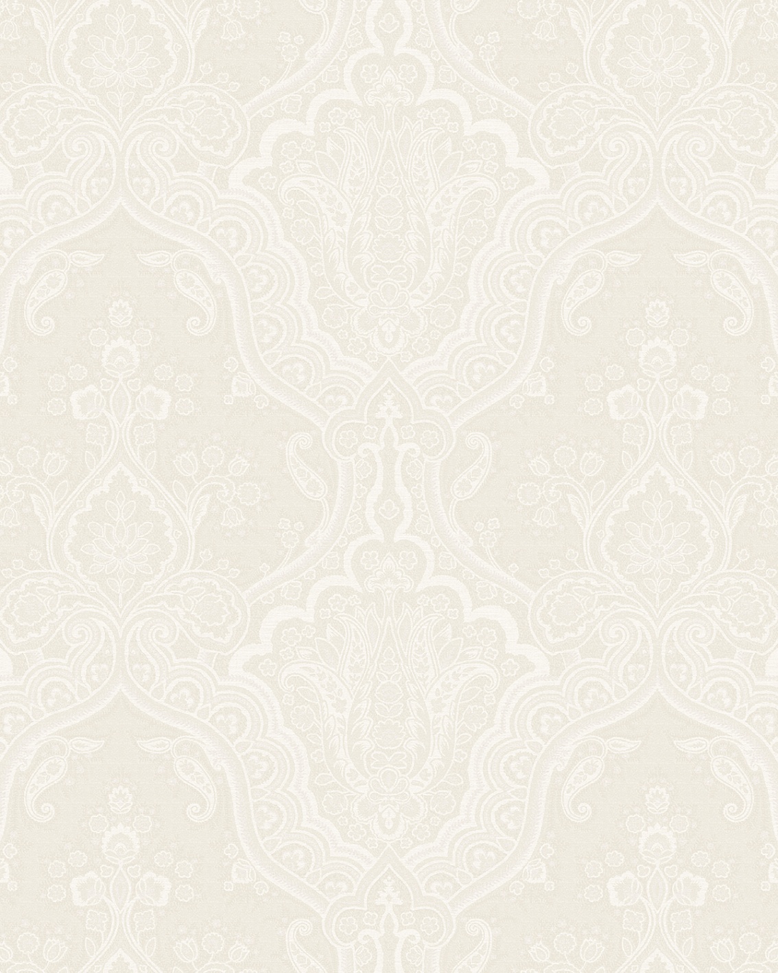 285320 Обои флизелиновые Fergana, мотив кремовый 1,06x10,05м