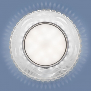 Светильник встраиваемый SL/WH зеркальный/белый 3036 GX53