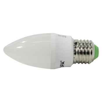 Лампа светодиодная B35-6W E27 6500К, холодный белый ЭРА ЭКО (свеча)