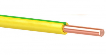 Провод ПВ-3 25 желто-зеленый на отрез