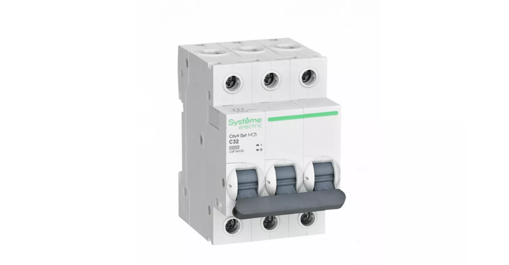 C9F34332 Автоматический выключатель 3P 32А City9 (АВ) С 4.5kA 400В Systeme Electric