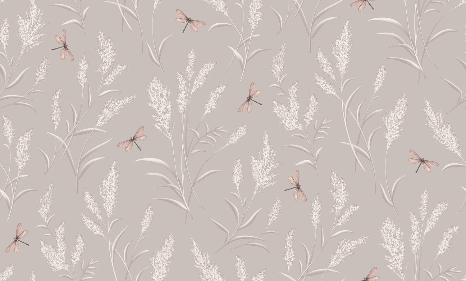 8914-26 Обои флизелиновые Leto мотив коричневый 1,06х10м