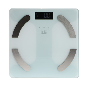 Весы напольные Irit IR-7275, диагностические, до 180 кг, 2хААА (в комплекте), белые 9383550