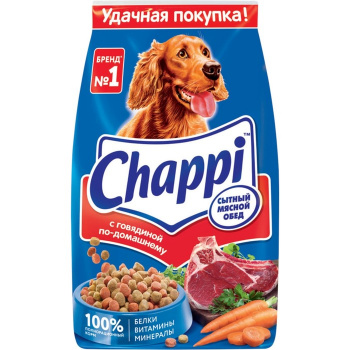 Сухой корм Chappi для собак с говядиной по-домашнему 15 кг 