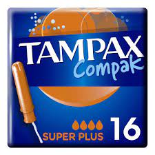 Тампоны TAMPAX Super Plus Duo Compak с аппликатором 16шт