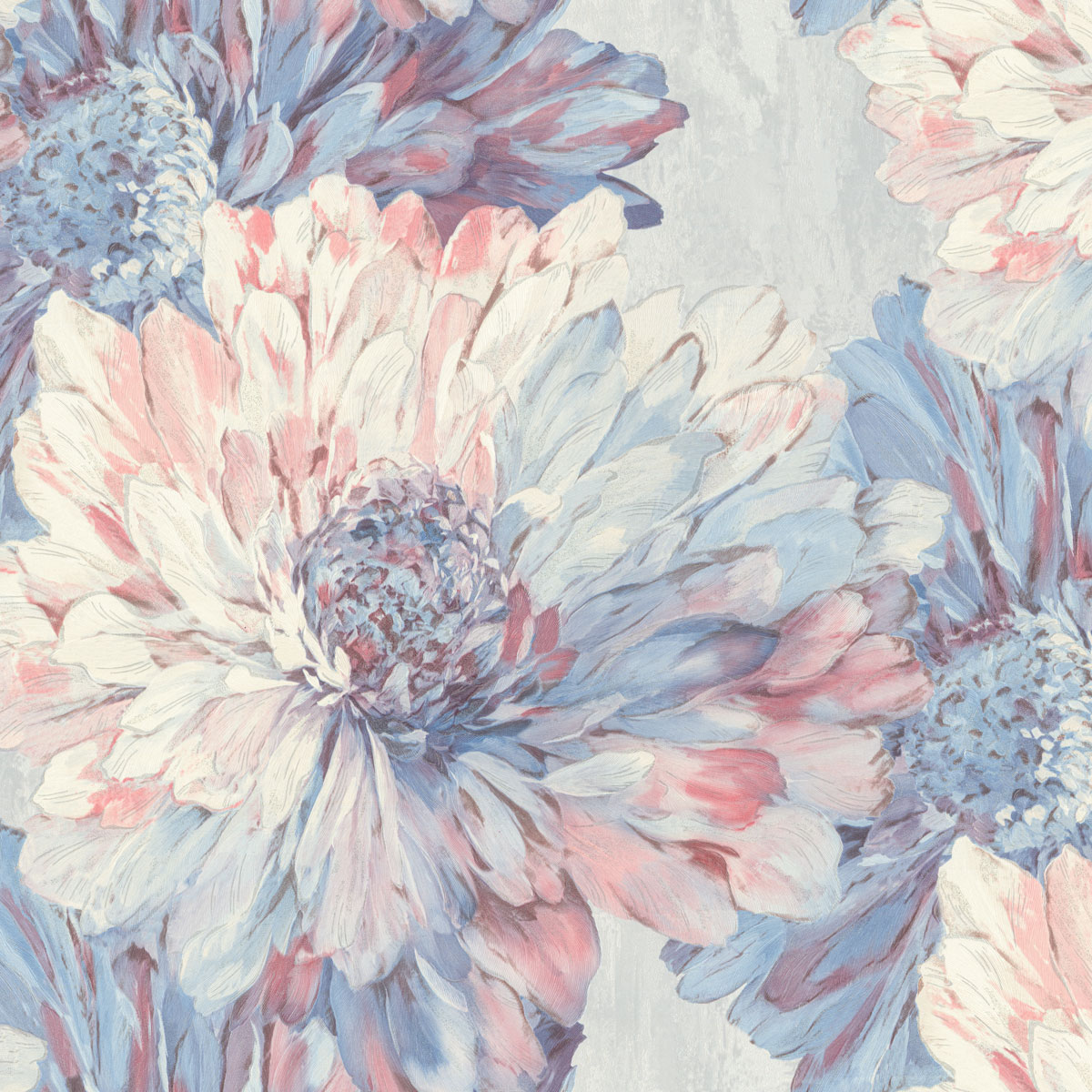 7253-03 Обои флизелиновые Stella, мотив голубой 1,06x10,05м