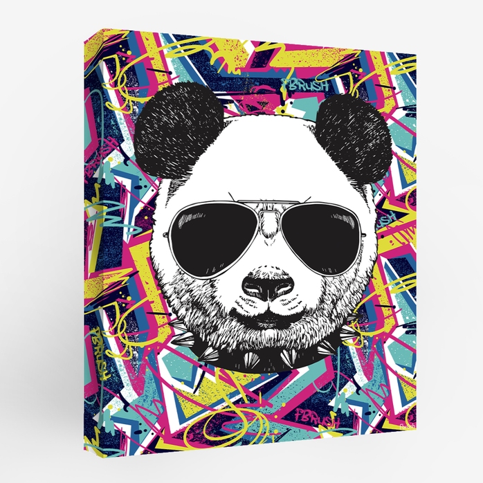 Lm45-13526 Картина Граффити панда 40х50 см.