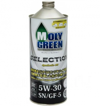 Масло моторное 5W30 SP GF-6A CF Molygreen selection 1л синтетическое