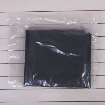 Плёнка полиэтиленовая, техническая, толщина 150 мкм, 3 × 10 м, рукав (1,5 м × 2), чёрная, 2 сорт, Эк