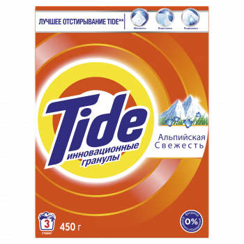 Стиральный  порошок TIDE Альпийская Свежесть 450гр