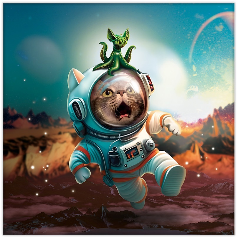 Lm35-14142 Картина Просторы космоса 1 30х30 см.