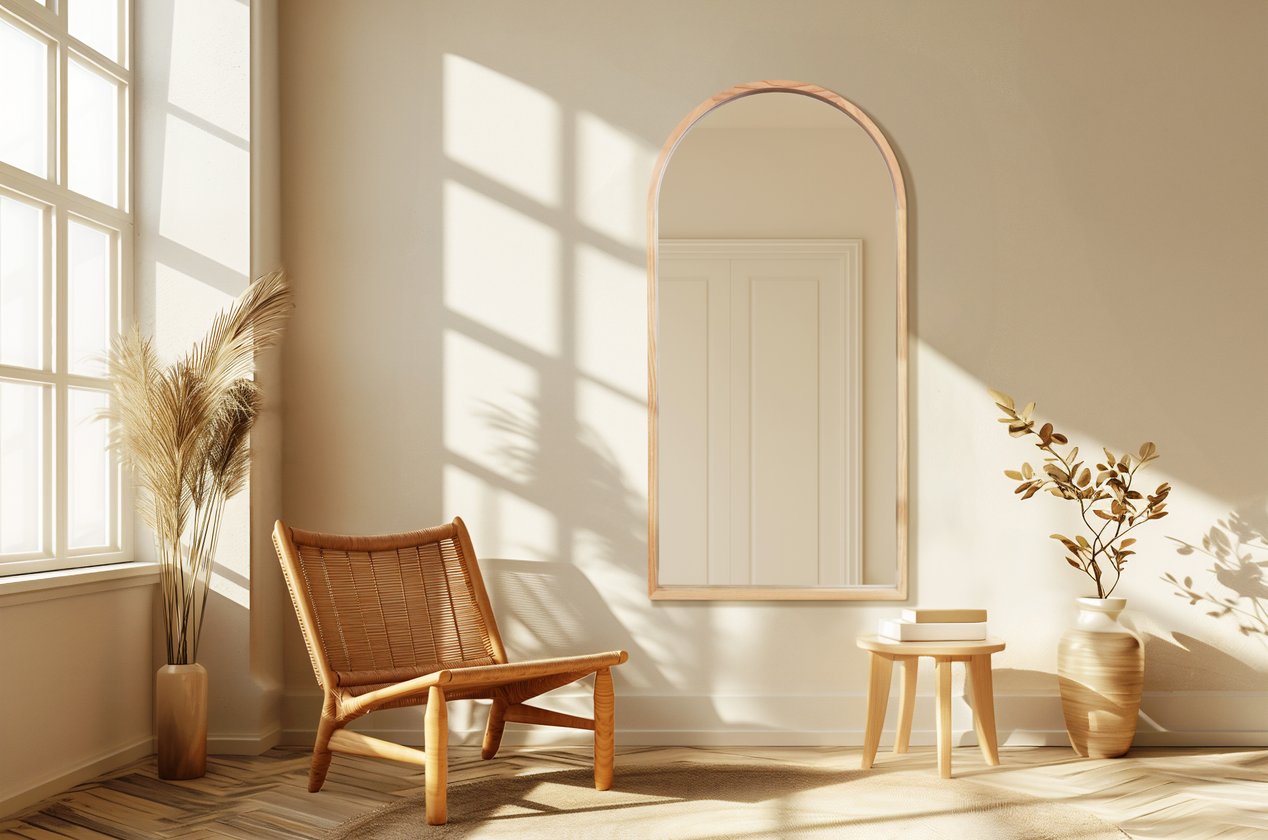 Зеркало настенное Бьерн Wood