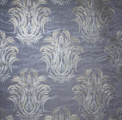 98575 Обои флизелиновые LALE мотив синий 1,06х10,05м