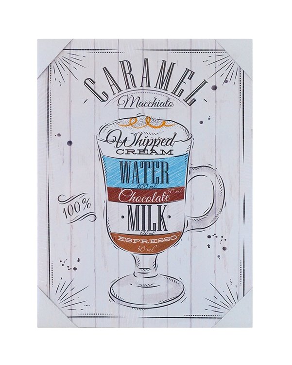 185266XCC Постер Макиато 30х40х1,5см