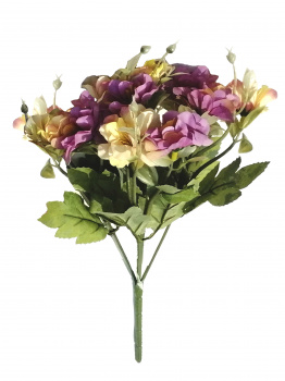 Цветок искусст  Букет Весенние краски (полипропилен, полиэстер) 30x15x8см 