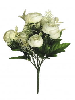 Цветок искусст  Букет  Розы  (полипропилен, полиэстер) 34x21x17см