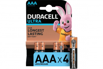Батарейки  Duracell LR03-4BL Ultra Power