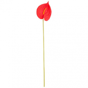 Цветок искусственный "антуриум" высота=51см, красный