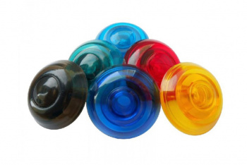 Шайба для поликарбоната "1" янтарь с колпачком (15шт) - пакет