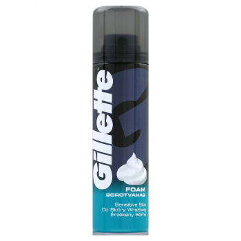 Пена для бритья GILLETTE Sensitive Skin (для чувствительной кожи), 200 мл