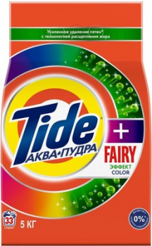 Стиральный  порошок TIDE Fairy Эффект Color 5кг