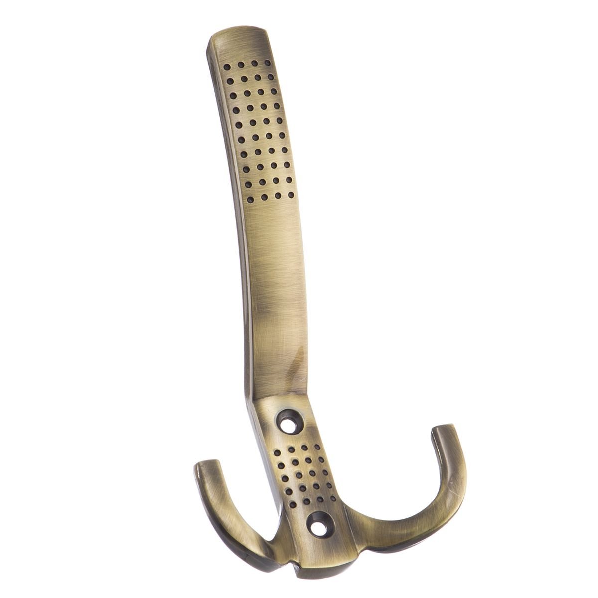 KR 0071 AB Крючок мебельный,  Д150 Ш75 В40, античная бронза