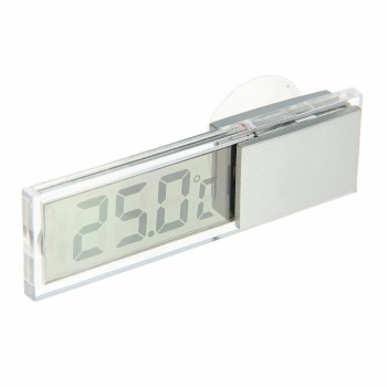 Термометр LuazON, электронный, на присоске, прозрачный 