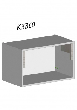 Каркас верхнего горизонтального шкафа (бел сканд) 600