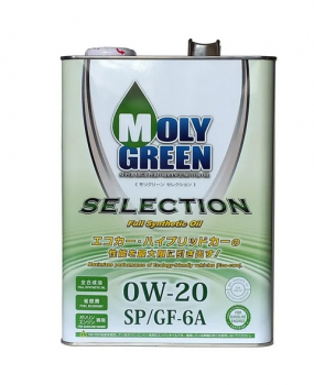 Масло моторное 0W20 SP GF6-A Molygreen Premium 4л синтетическое
