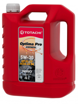 Моторное масло TOTACHI NIRO Optima PRO 5w-30 SL/CF Синтетика 4л