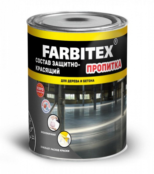 Состав защитно-красящийся "FARBITEX" для бетона и бетонных полов, 18кг