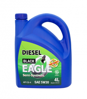 Масло дизельное BLACK EAGLE Diesel 5W30 API CG-4 П/Синтетика 4L