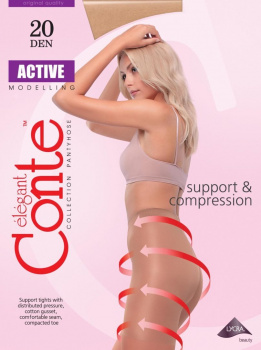 Колготки CONTE ACTIVE 40 natural 2, 1 шт