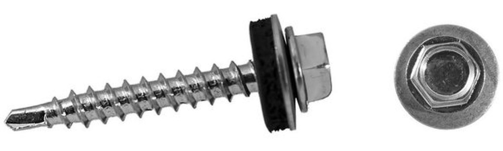 027391 Саморез КР ZP св. 4,8х28 оцинк. (4 шт) - пакет Э