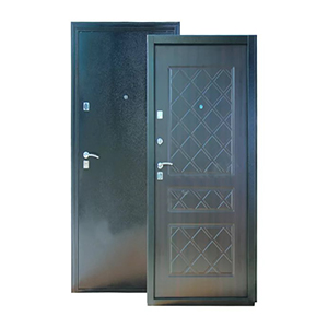 Блок дверной металл Монарх ПСБС шоколадный (36-5) 2050*860 Левая 